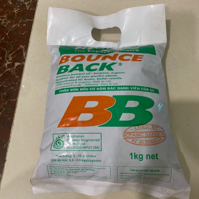 [HCM]Gói 0.5Kg- 1 Kg Phân Hữu Cơ Úc - Bounce Back