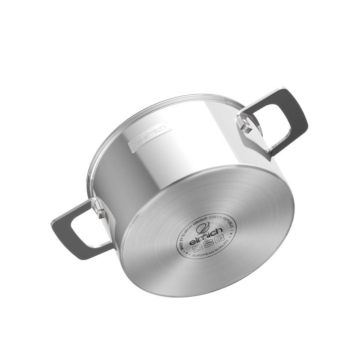 (Chỉ 25-29.10)Bộ nồi Inox liền khối Elmich Hera EL-8135IN size 18, 22 chảo 26cm - Hình ảnh 6