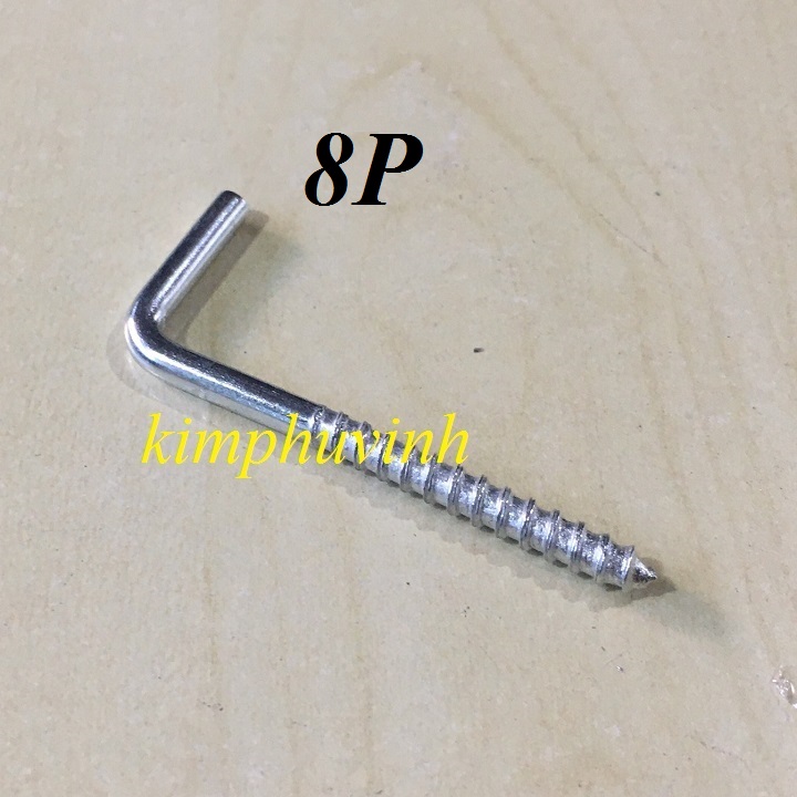 Bộ 10 cái - 8cm chiếc vít chữ l - móc màn 8p