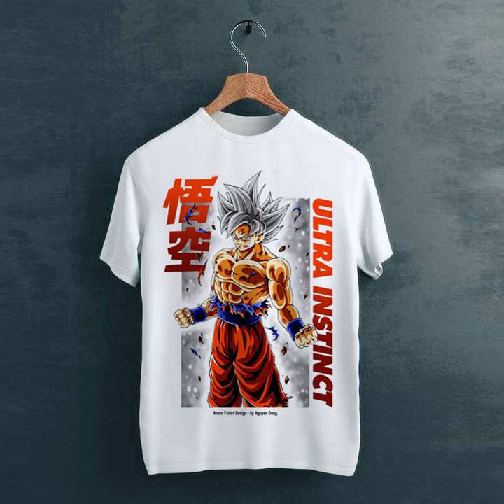 [HCM]Áo thun Songoku Ultra (Trắng)