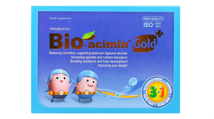 Cốm vi sinh Bio-acimin Gold hộp 30 gói