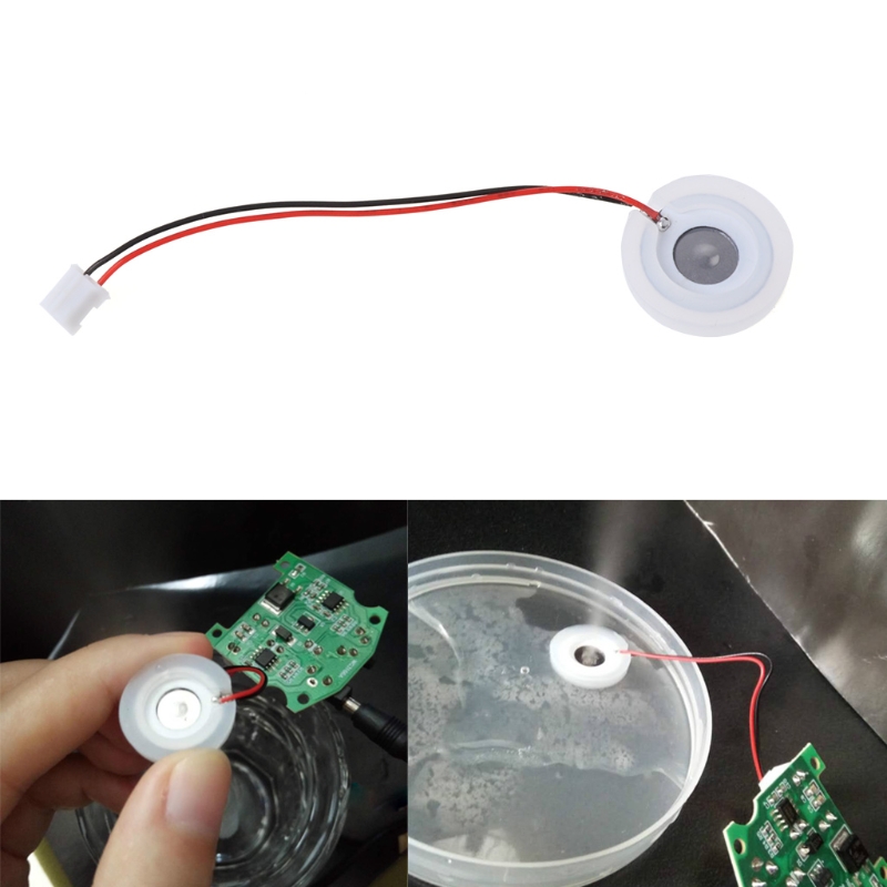 Máy Tạo Sương Siêu Âm D16mm 108KHz, Máy Tạo Độ Ẩm Gốm Đầu Dò Phun