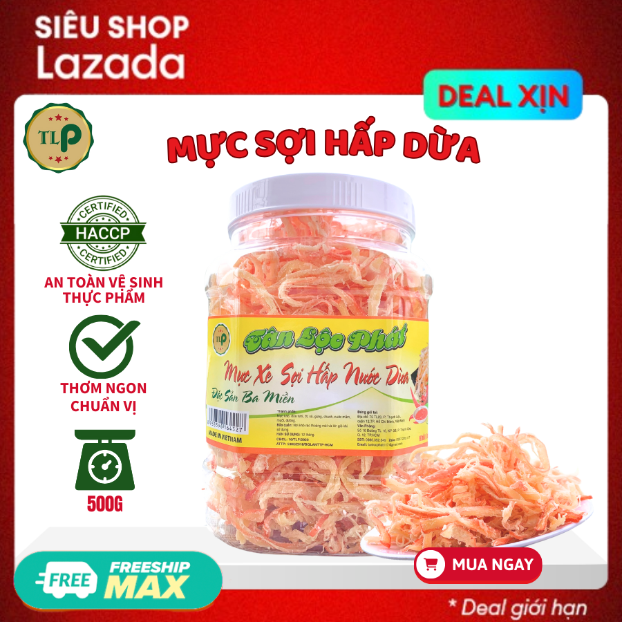 Steamed Squid with Coconut Juice Tan Loc Phat Hu 500g