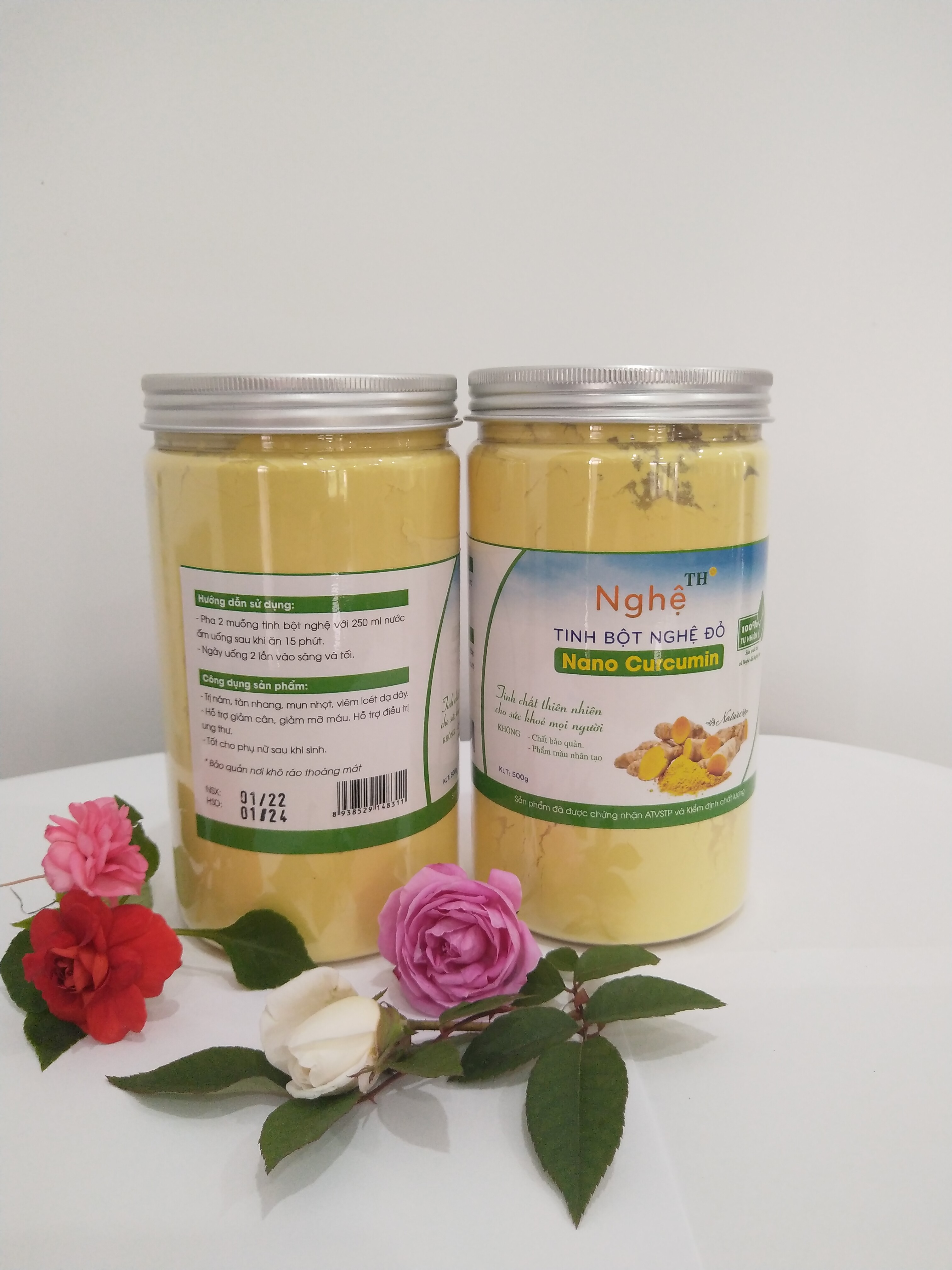 (FREE SHIP) 1 KG tinh bột nghệ Nano Curcumin nguyên chất, thơm ngon vừa sản xuất năm 2025