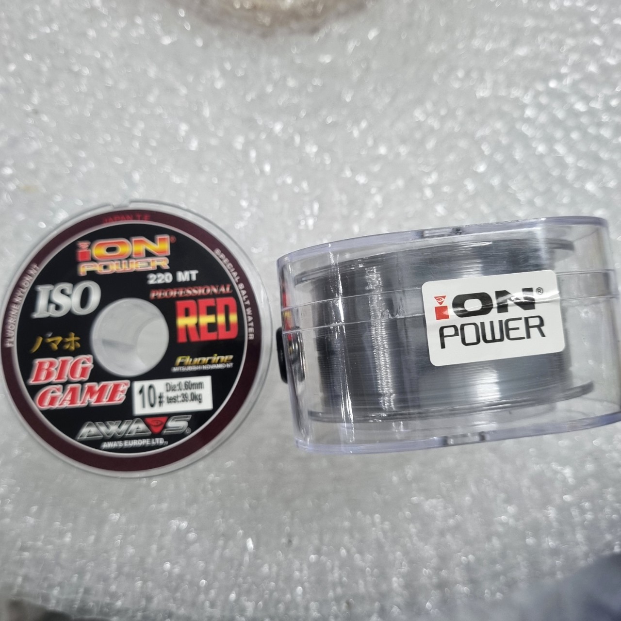 Cước câu cá ion power 500m xám khói tàng hình dây câu cá siêu tải