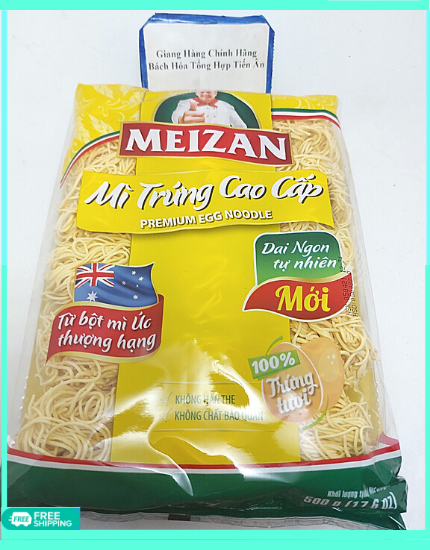Mì trứng Cao Cấp 400- 500g ( 100% Trứng tươi )