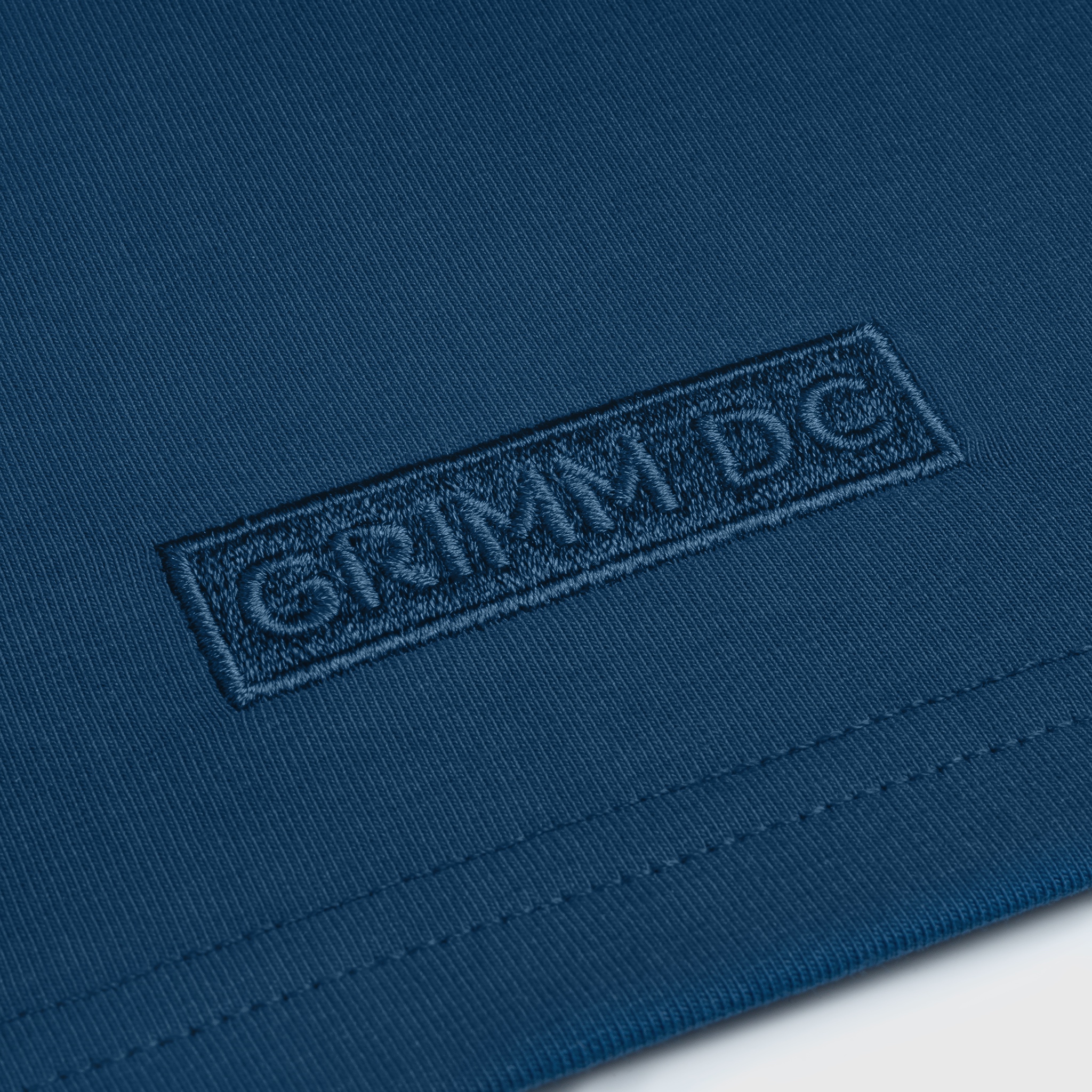 Grimm DC Áo thun Đơn Giản // Indigo Peony