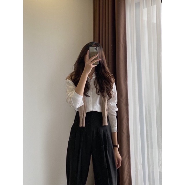 Quần Baggy cạp liền 2 khuy siêu hot