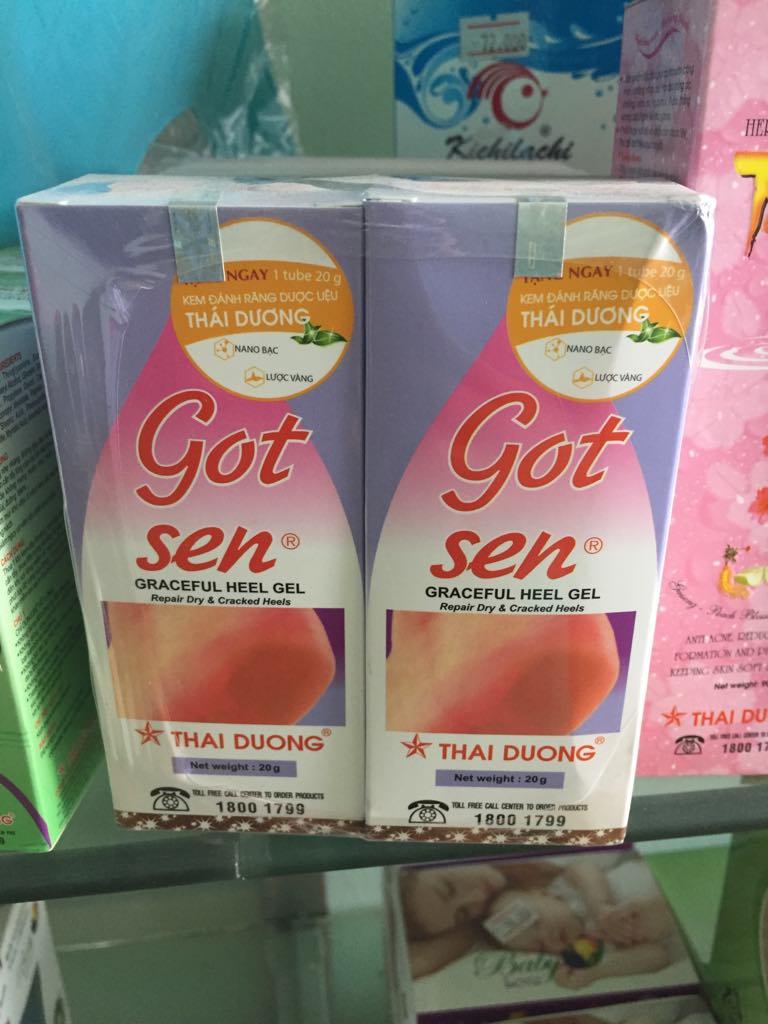 kem bôi gót sen thái dương