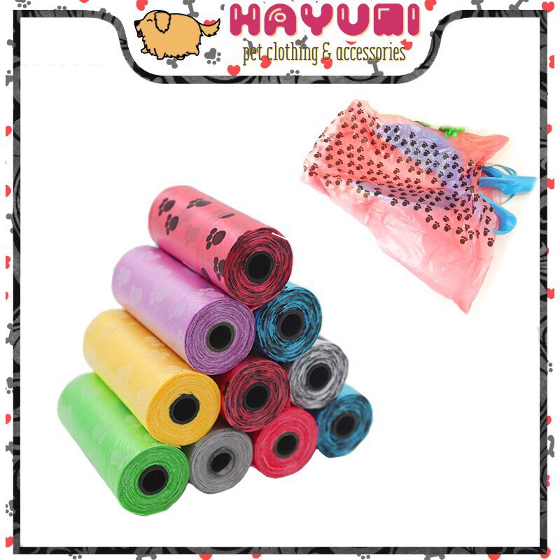 [COMBO 2 CUỘN] - TÚI NILON ĐỰNG PHÂN CHÓ MÈO TỰ PHÂN HỦY