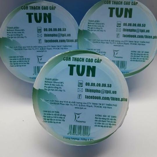 [HCM]Thùng cồn thạch 60 ly/125gram mỗi ly