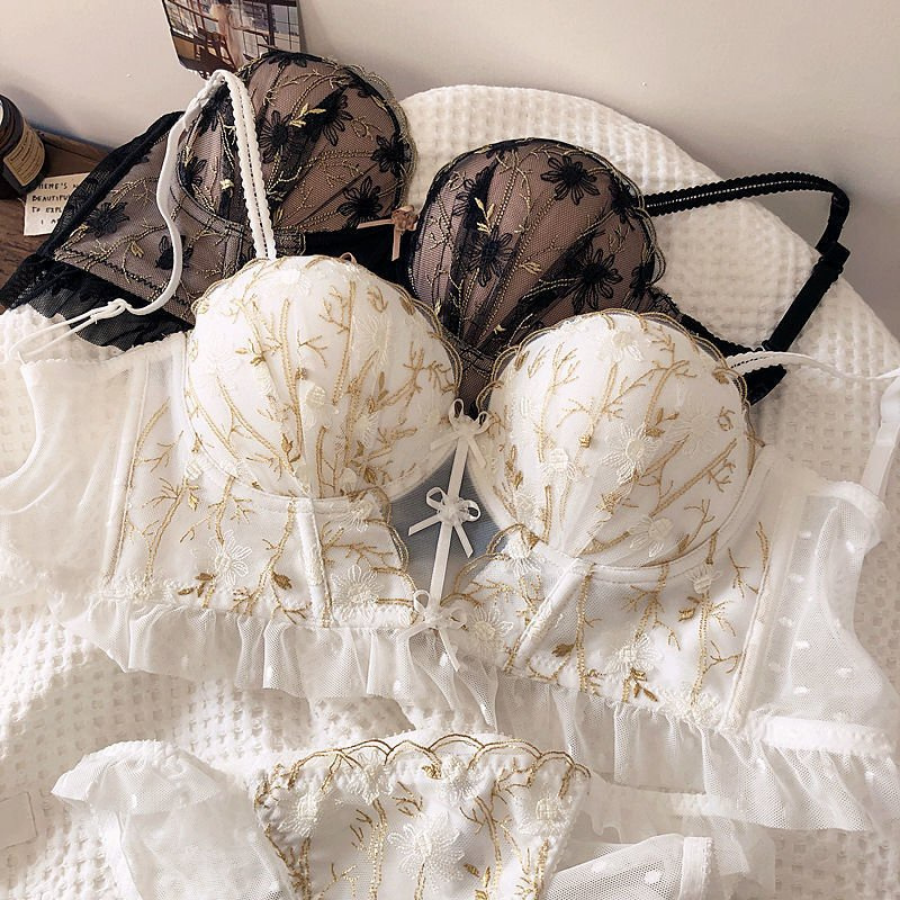Áo Bra Chất Liệu Ren Cao Cấp Kiểu Dáng Vintage DAN L&U 0199