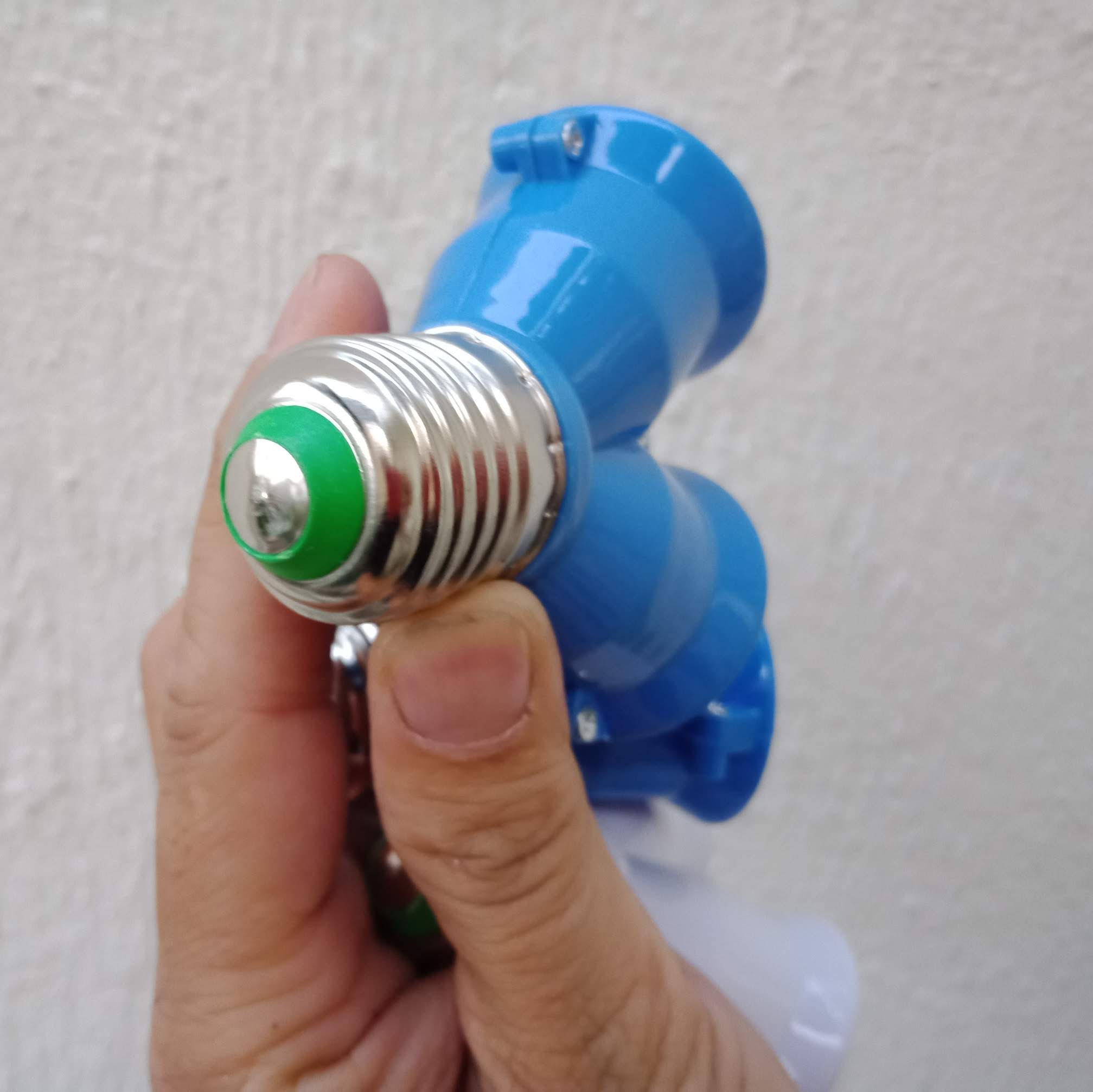 Đầu chia đui đèn 1 chia 2 đui xoáy chuẩn E27 - 1-2 E27