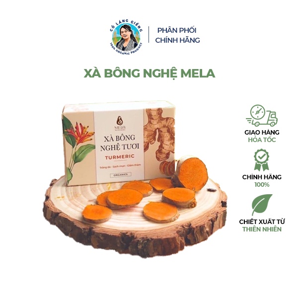 Xà bông Nghệ Tươi MELA 100gr