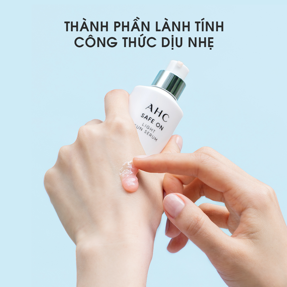 Tinh Chất Chống Nắng Cấp Ẩm - AHC Safe On Light Sun Serum 40ml