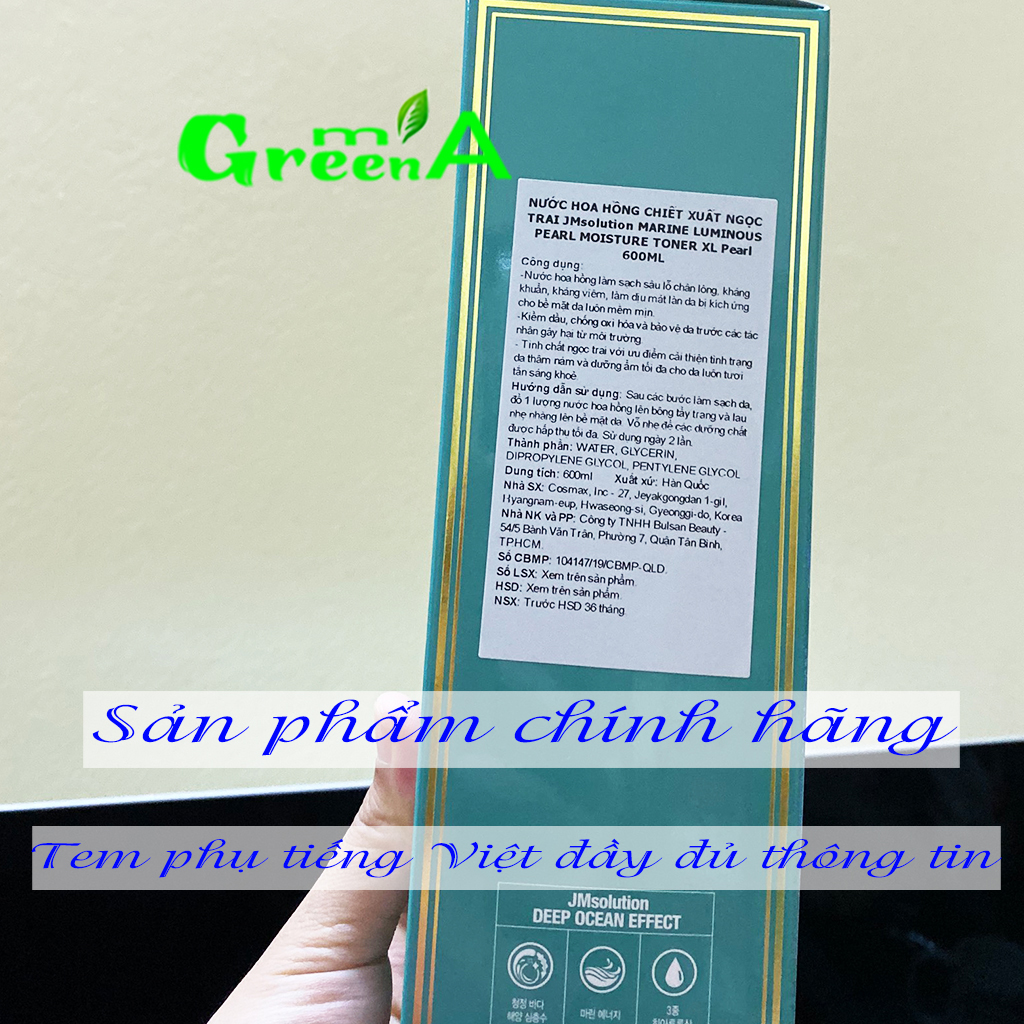 Toner JMSOLUTION Nước Hoa Hồng JM Solution Marine Luminous Pearl Moisture Toner [CHÍNH HÃNG NHẬP KHẨU]