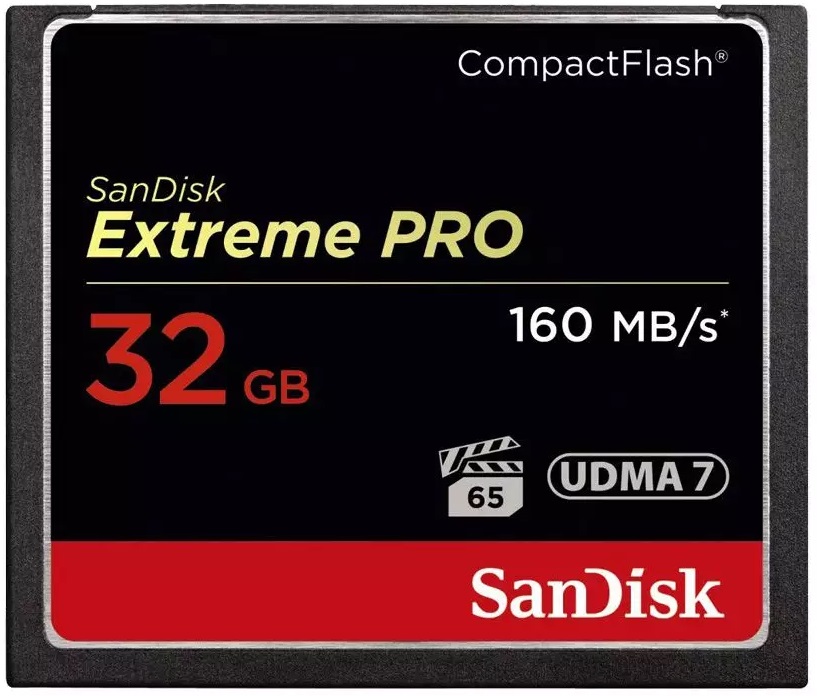 Thẻ nhớ CF Sandisk 32GB Extreme Pro 1067X New (160 Mb/s)