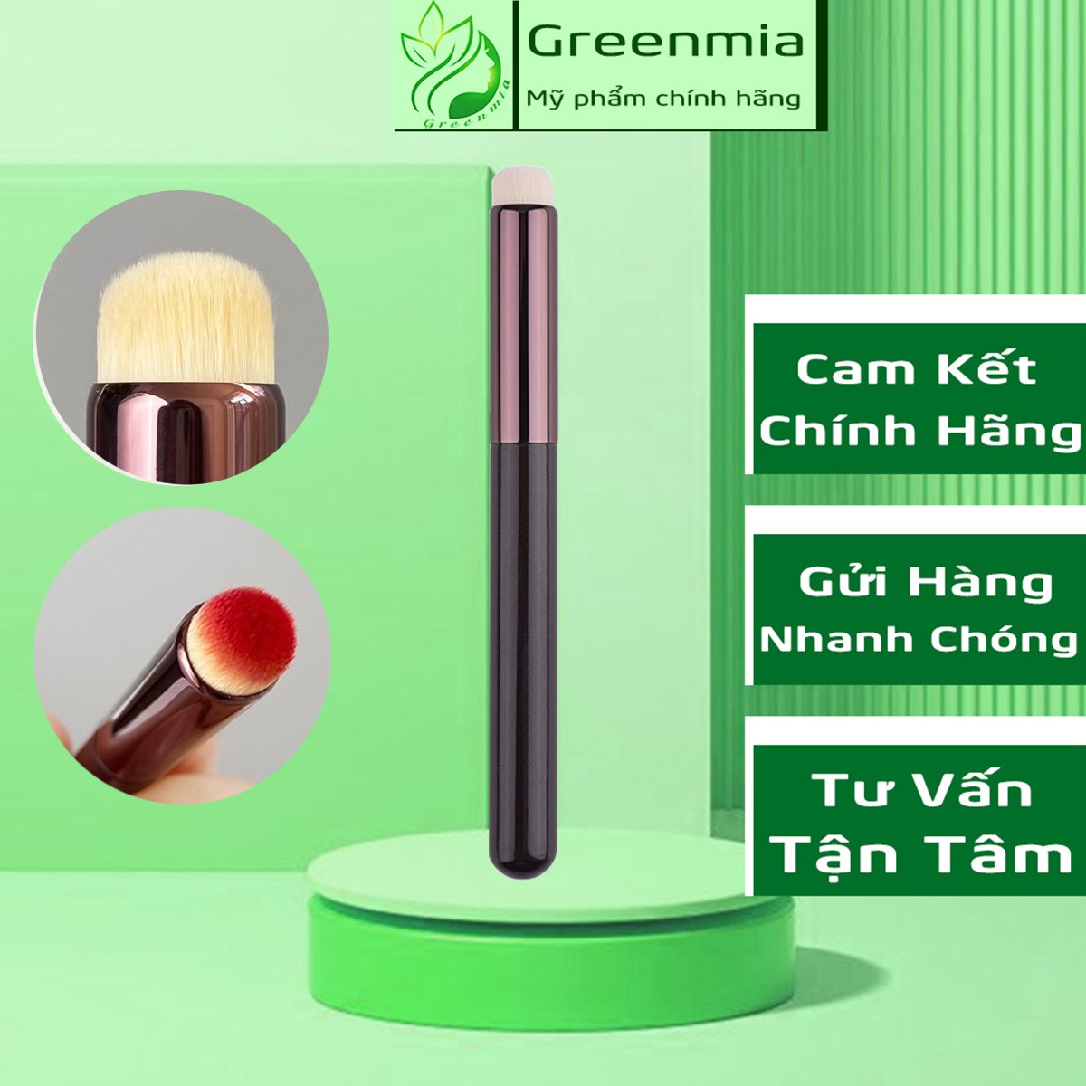 Cọ tán màu son môi, cọ môi chuyên dụng dùng đánh lót cho môi, tan viền môi