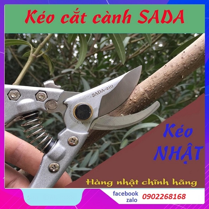 Kéo cắt cành làm vườn SaDa 210mm