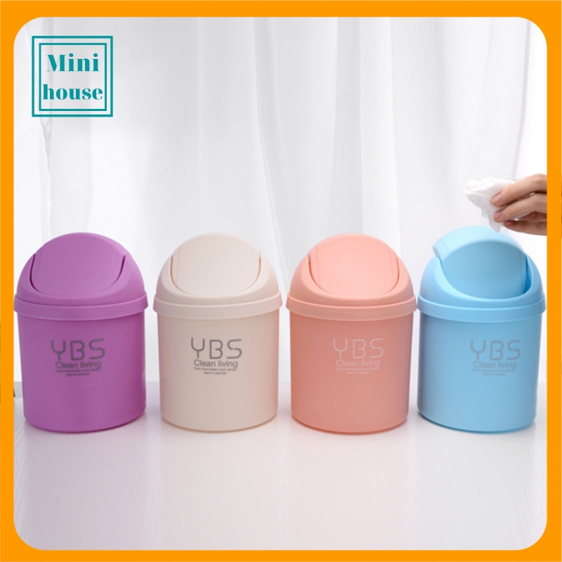 Thùng Rác Mini YBS Để Bàn
