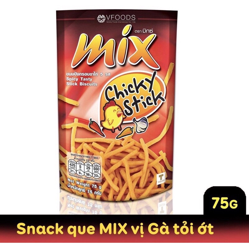 (7 Vị) Bánh Que Mix Thái Lan 60g