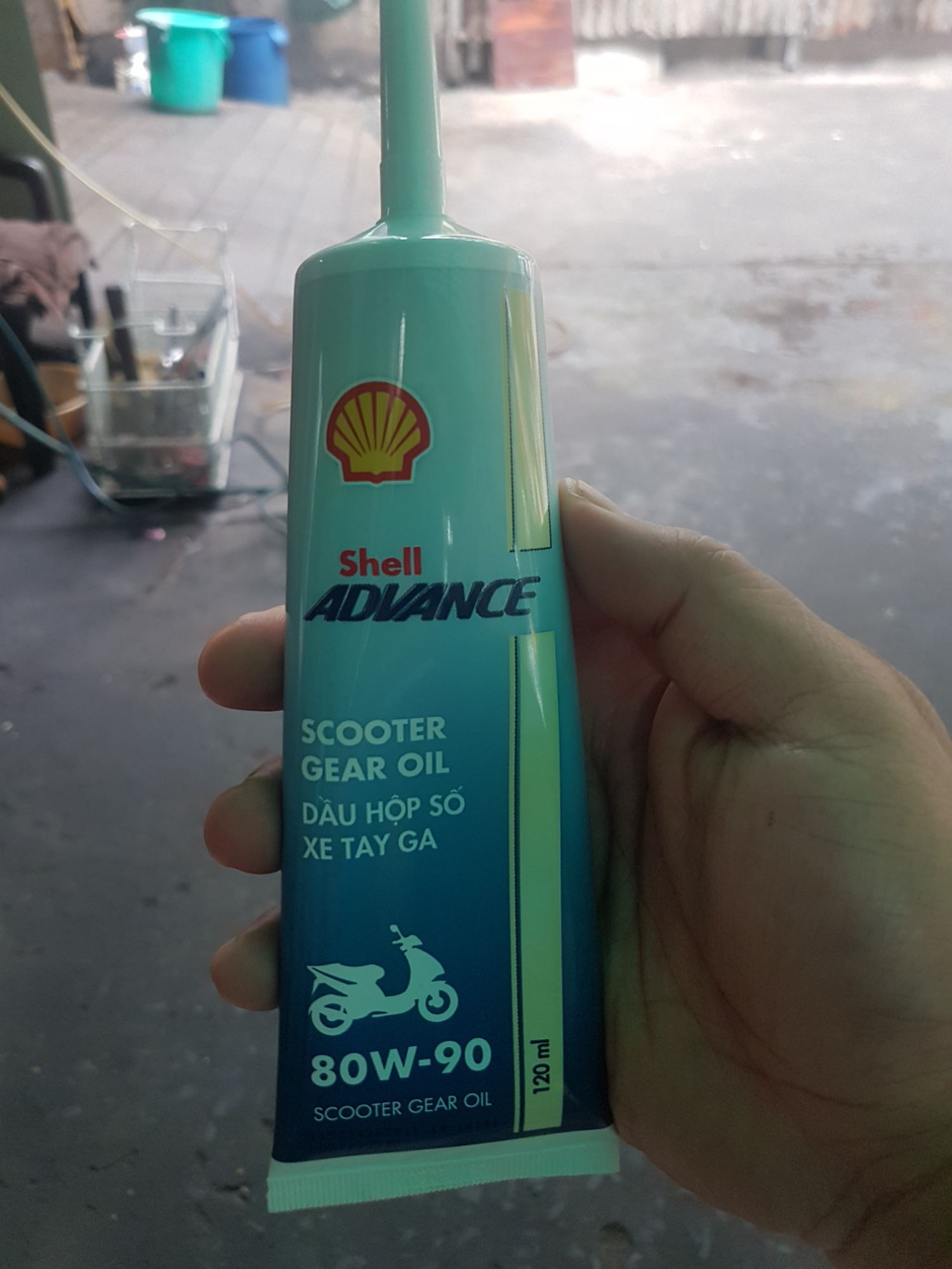 [HCM]Dầu hộp số shell advance 80W90