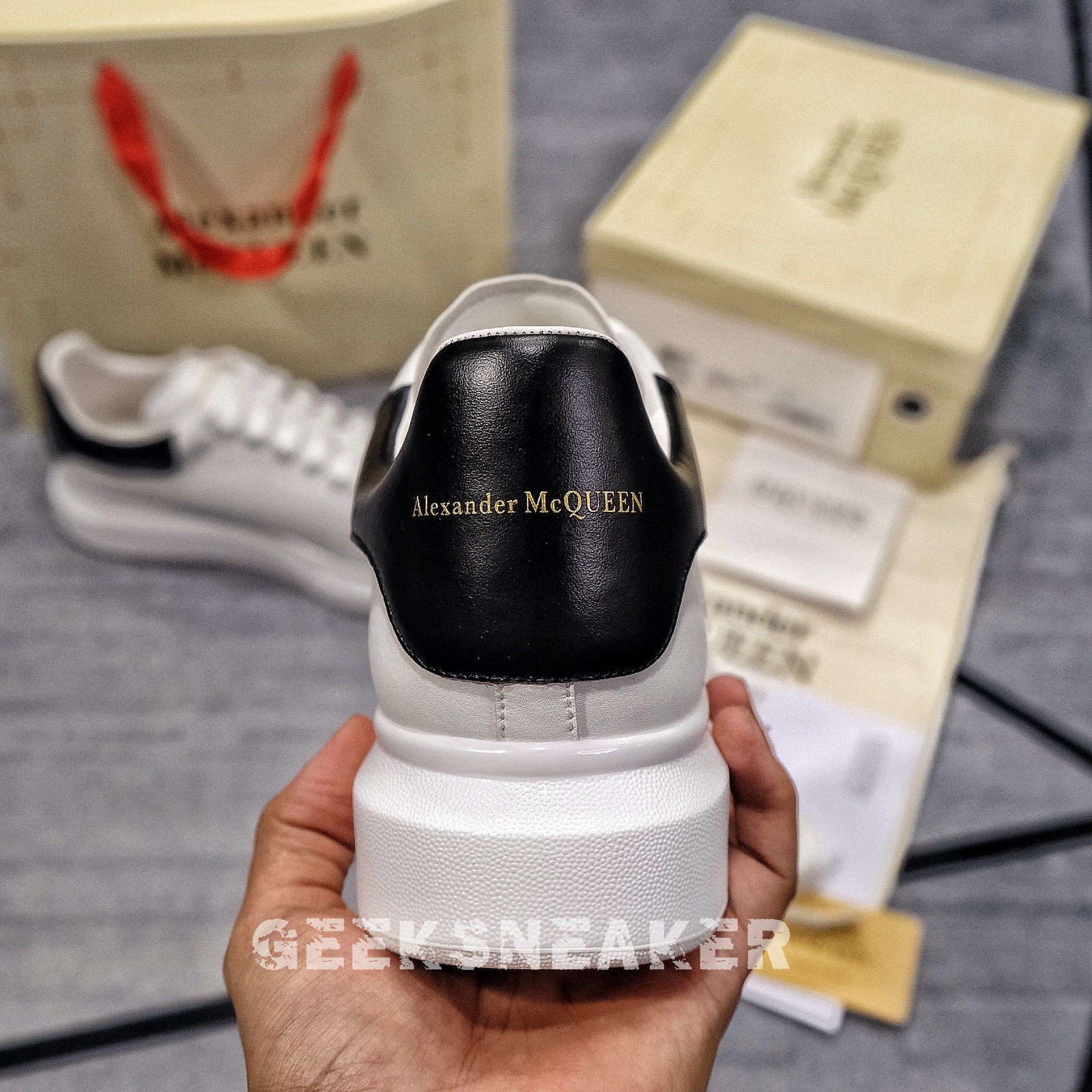 [GeekSneaker] Giày Alex ander Mc Queen / McQueen Gót Da