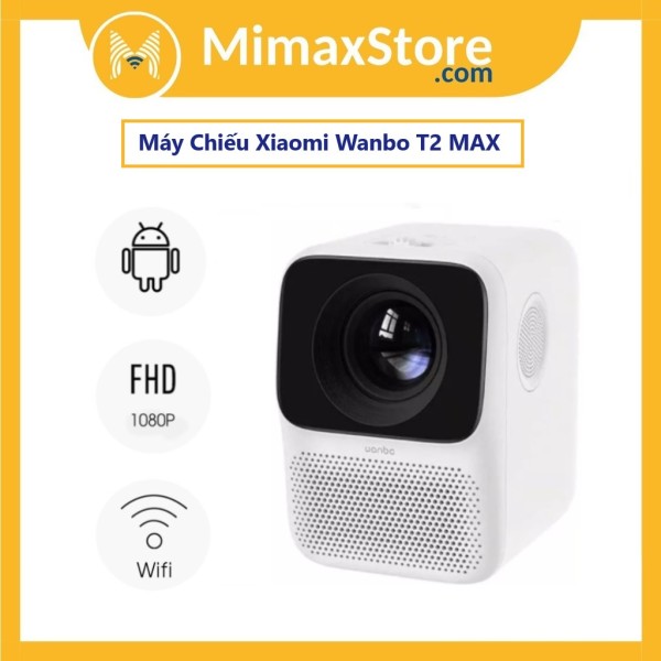 Bảng giá [ Hỗ Trợ Tiếng Việt ] Máy Chiếu Xiaomi Youpin Wanbo T2 MAX 1080P 150ANSI LCD 40-120 inch | Mimax Store