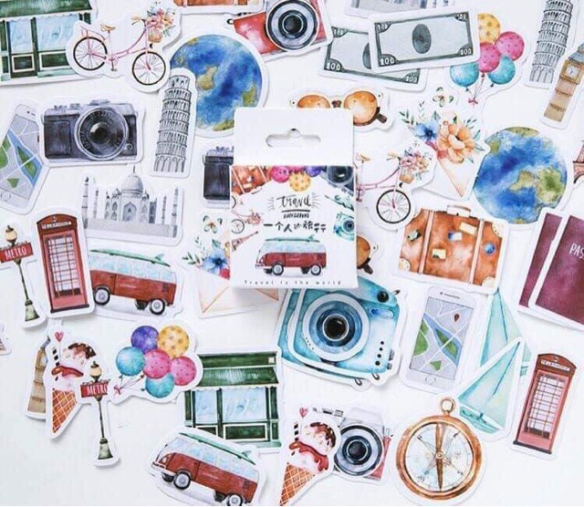 [HCM]Sticker Hình Dán Mini Trang Trí Sổ Tay Bullet Journal