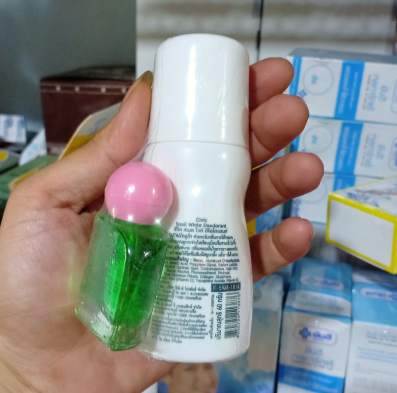 Lăn khử mùi nách thái lan snail
