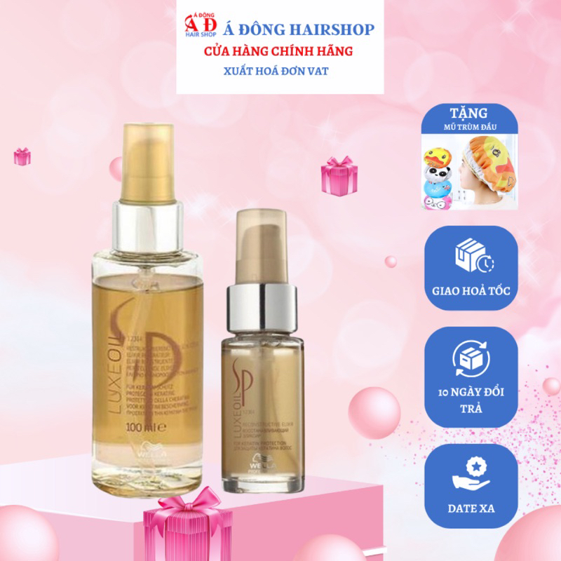 Tinh dầu dưỡng tóc Wella SP Luxe oil Reconstructive Elixir 100ml