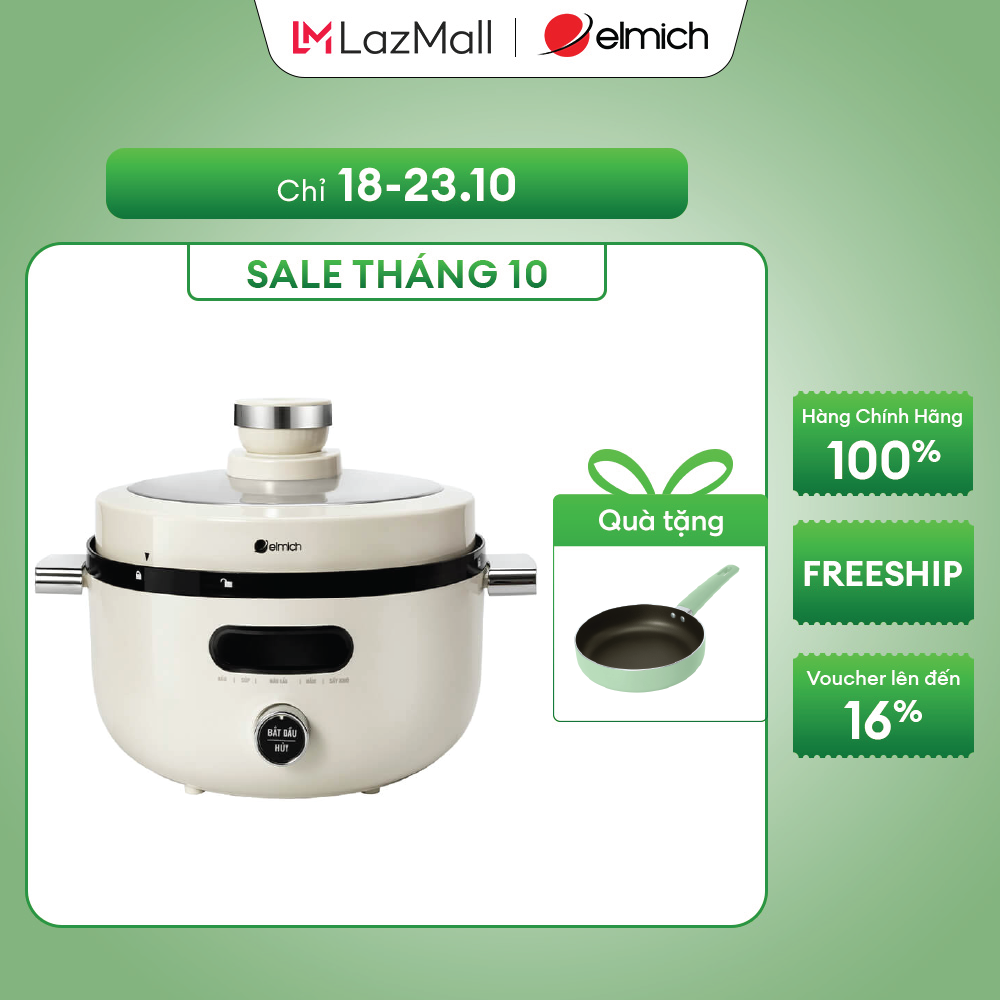 (Chỉ 25-29.10)Nồi áp suất điện đa năng Elmich…
