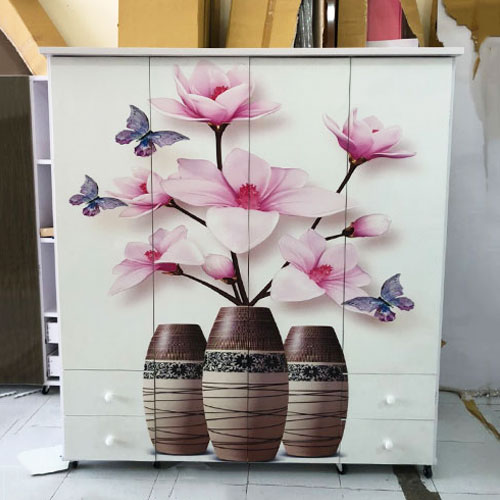 Tủ nhựa Đài loan 4 cánh 3D loại lớn , tủ quần áo ,tủ áo 1m6 và 1m8 hàng đẹp