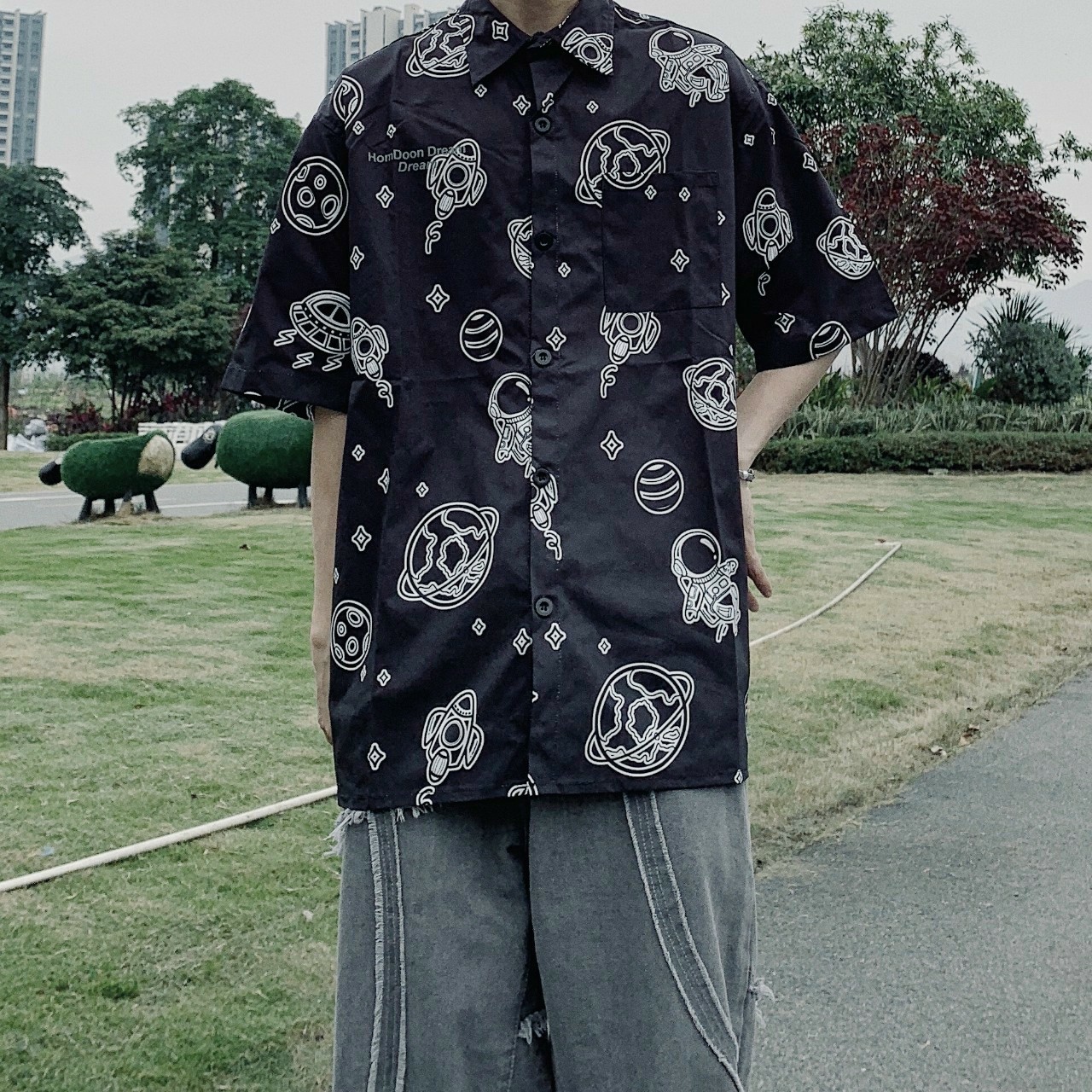 [HCM]Áo sơ mi nam nữ GK14