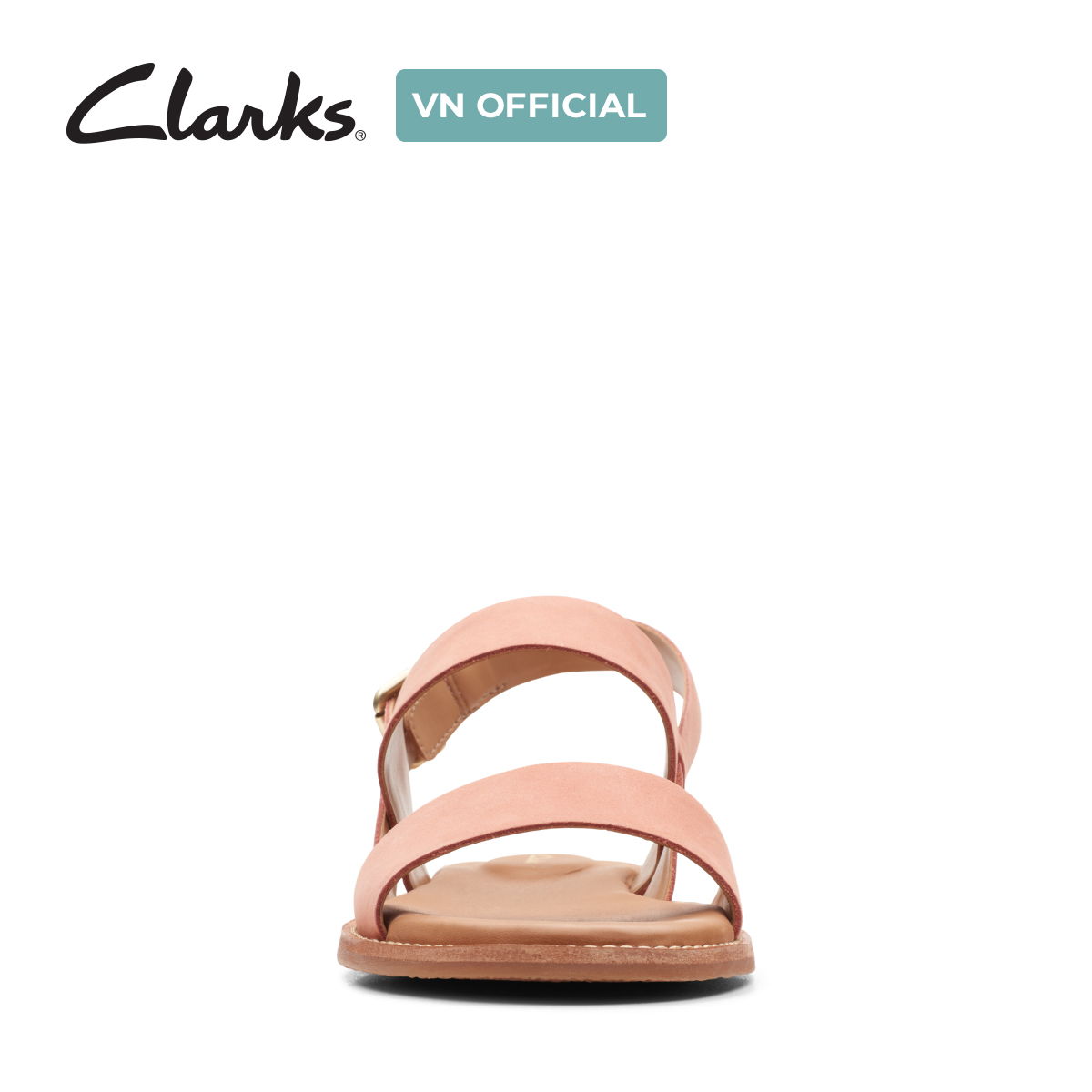 Giày Sandal Da Nữ Clarks - Karsea Strap