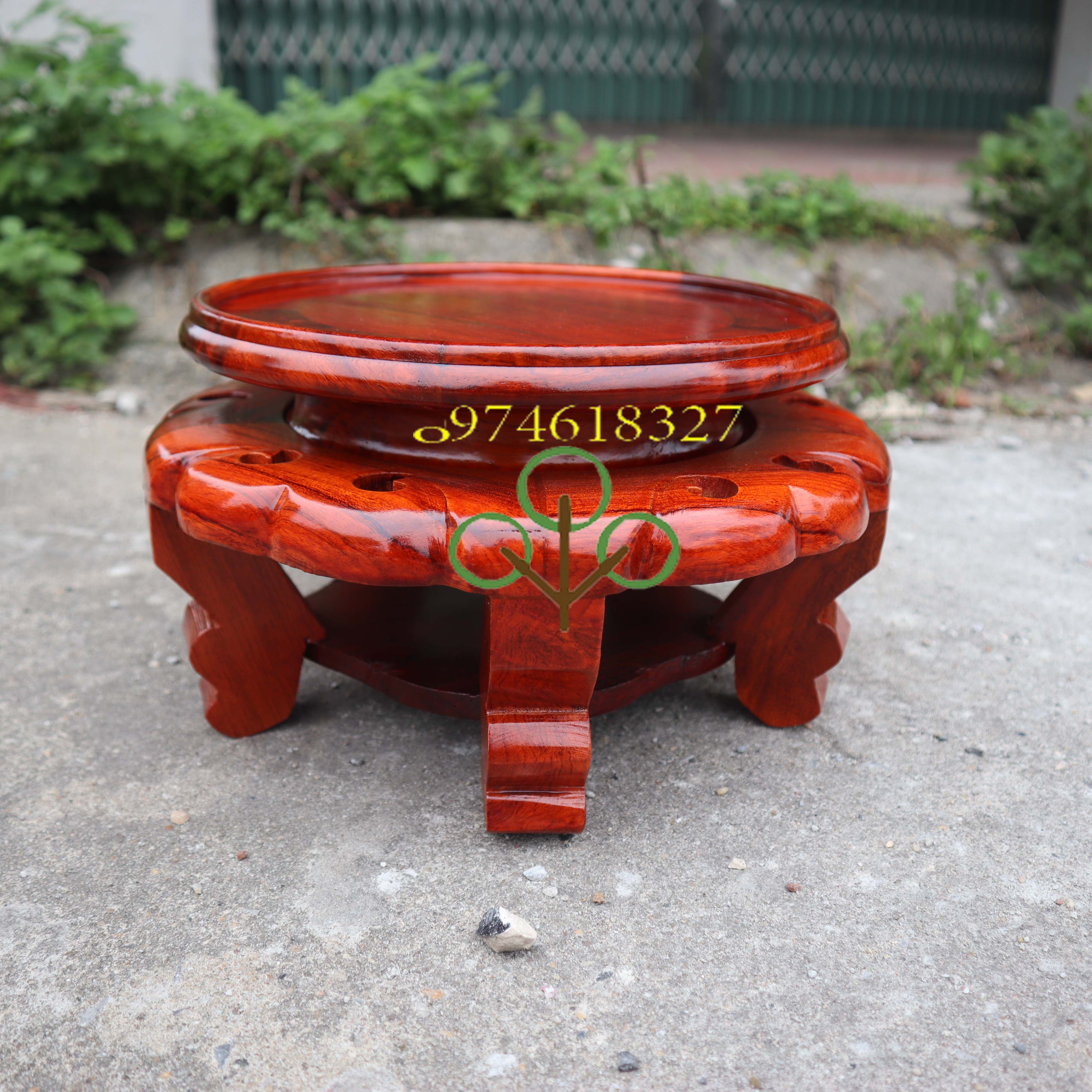 Đôn để kỷ váy tượng đồ gốm cây cảnh size to 23cm