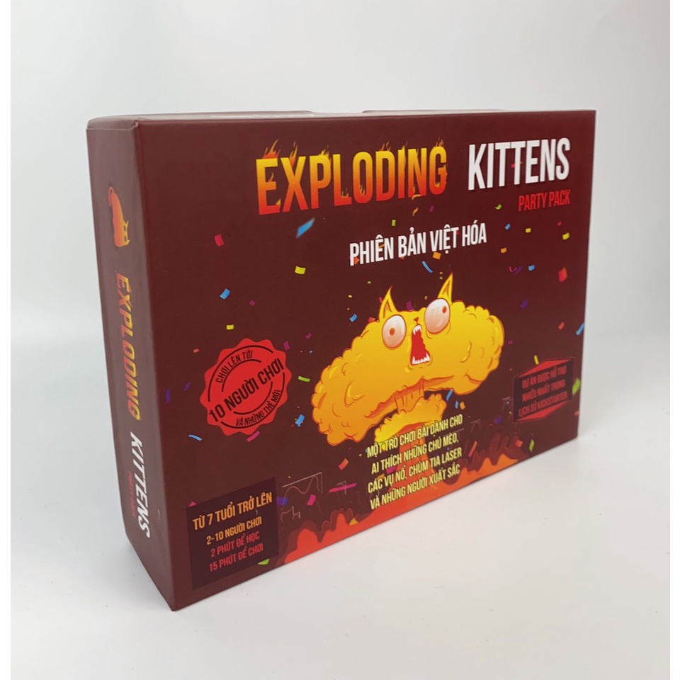 Board game mèo nổ cảm tử Exploding Kittens : Party Pack