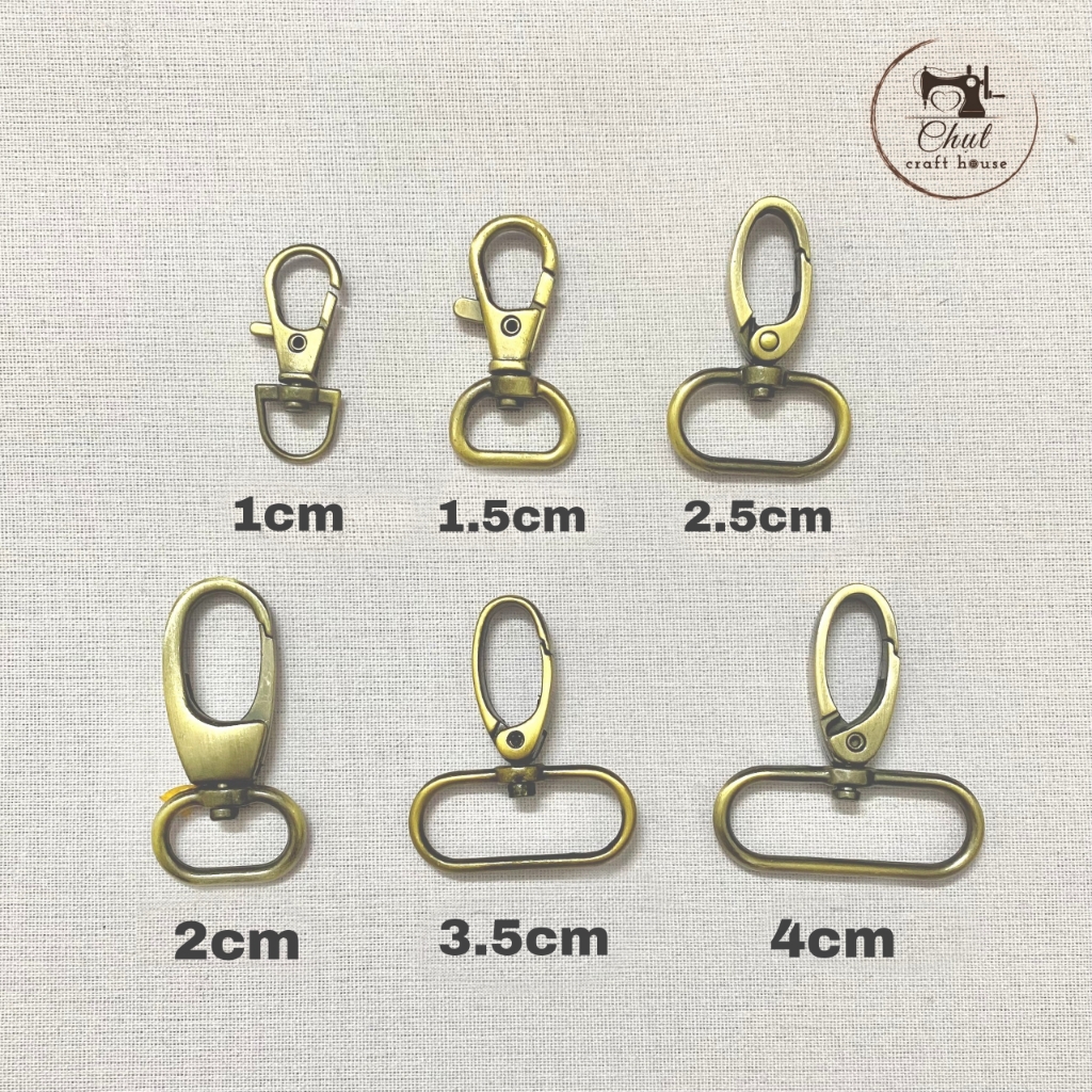 Móc càng cua 1.5cm đồng atimon