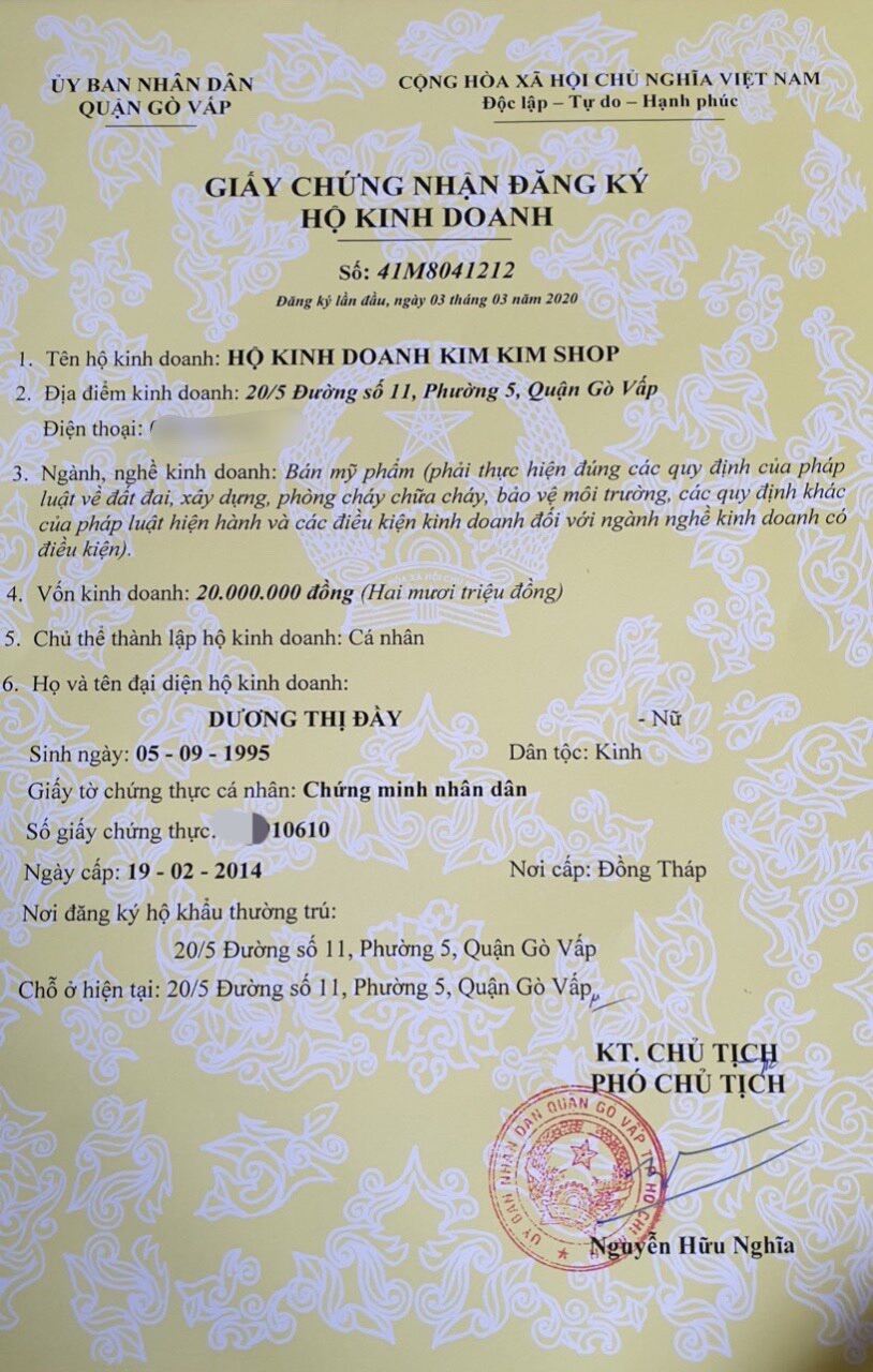 [HCM]kem Kích trắng nắp hồng