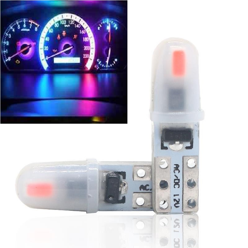 Bóng Đèn Led Chân T5 1SMD 3D Dùng Cho Mặt Đồng Hồ Ô Tô, Xe Máy 12V