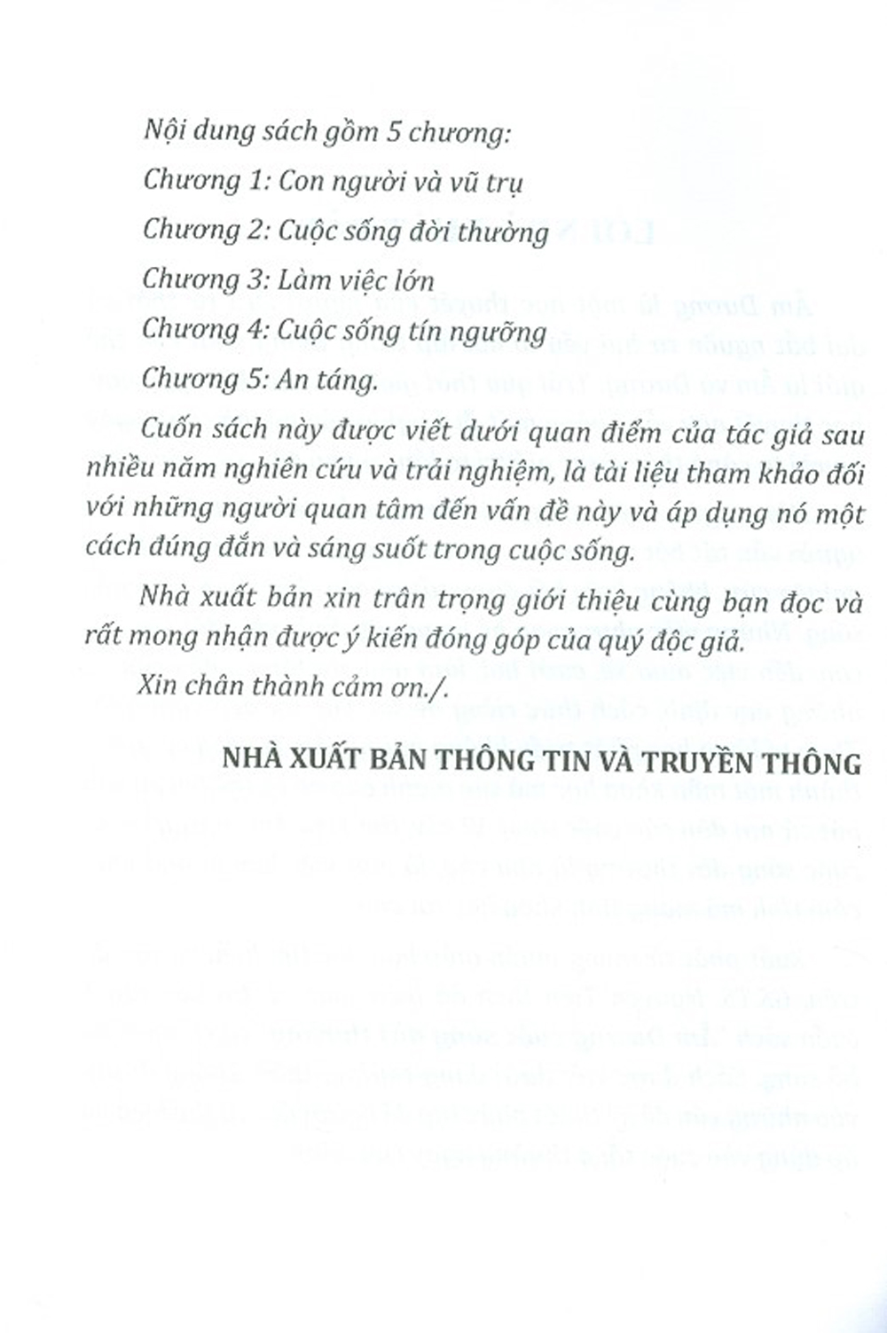 Âm Dương Cuộc Sống Đời Thường