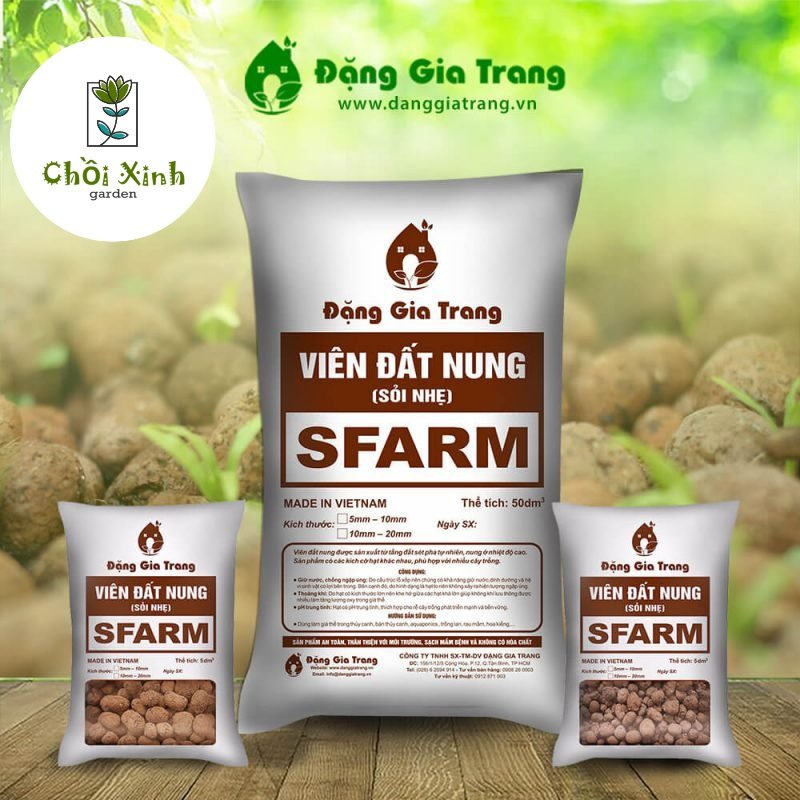 Viên đất nung sfarm túi 5dm3