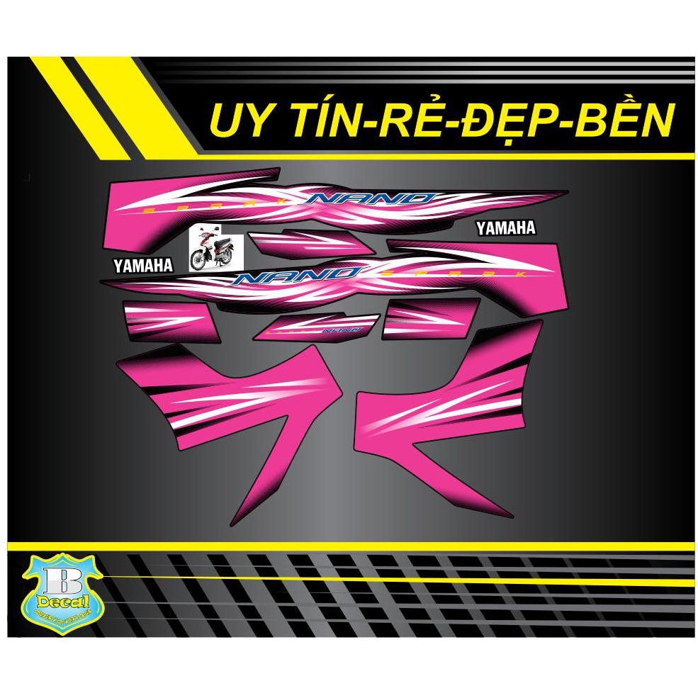 Tem rời Sirius hồng đen Nano có yếm