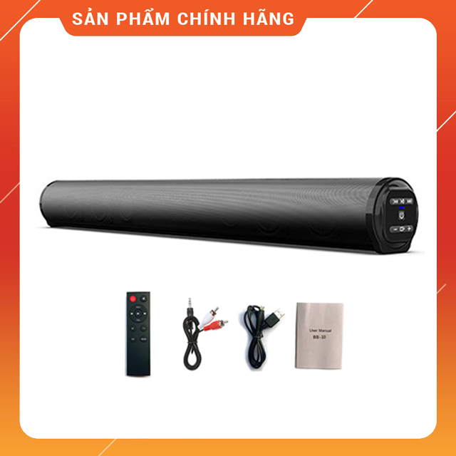 Loa Thanh Siêu Trầm Bluetooth Gaming Soundbar 20W Để Bàn BS-10 Dùng Cho Máy Vi Tính PC, Laptop, Tivi