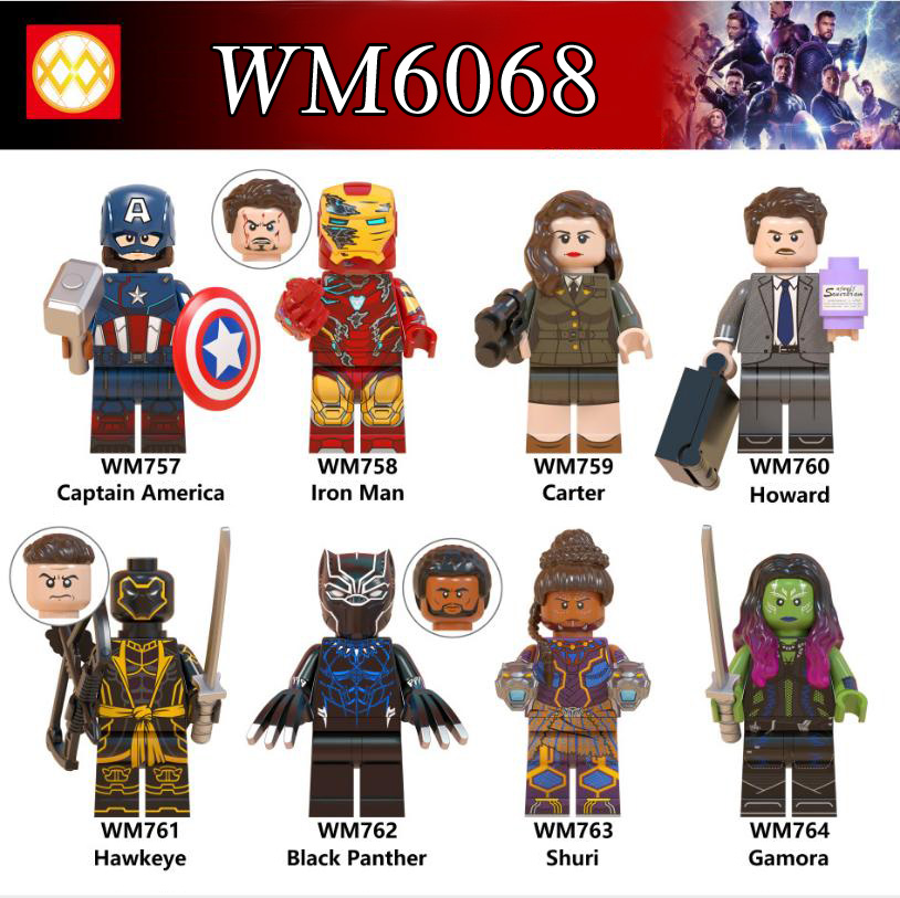 [HCM]Đồ chơi lắp ráp Minifigure Nhân Vật Siêu anh hùng WM6068