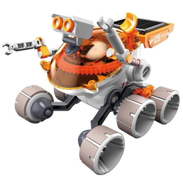 Đồ chơi giáo dục stem 217 - lắp ráp robot đội trưởng thám hiểm sao hỏa chạy bằng năng lượng mặt trời