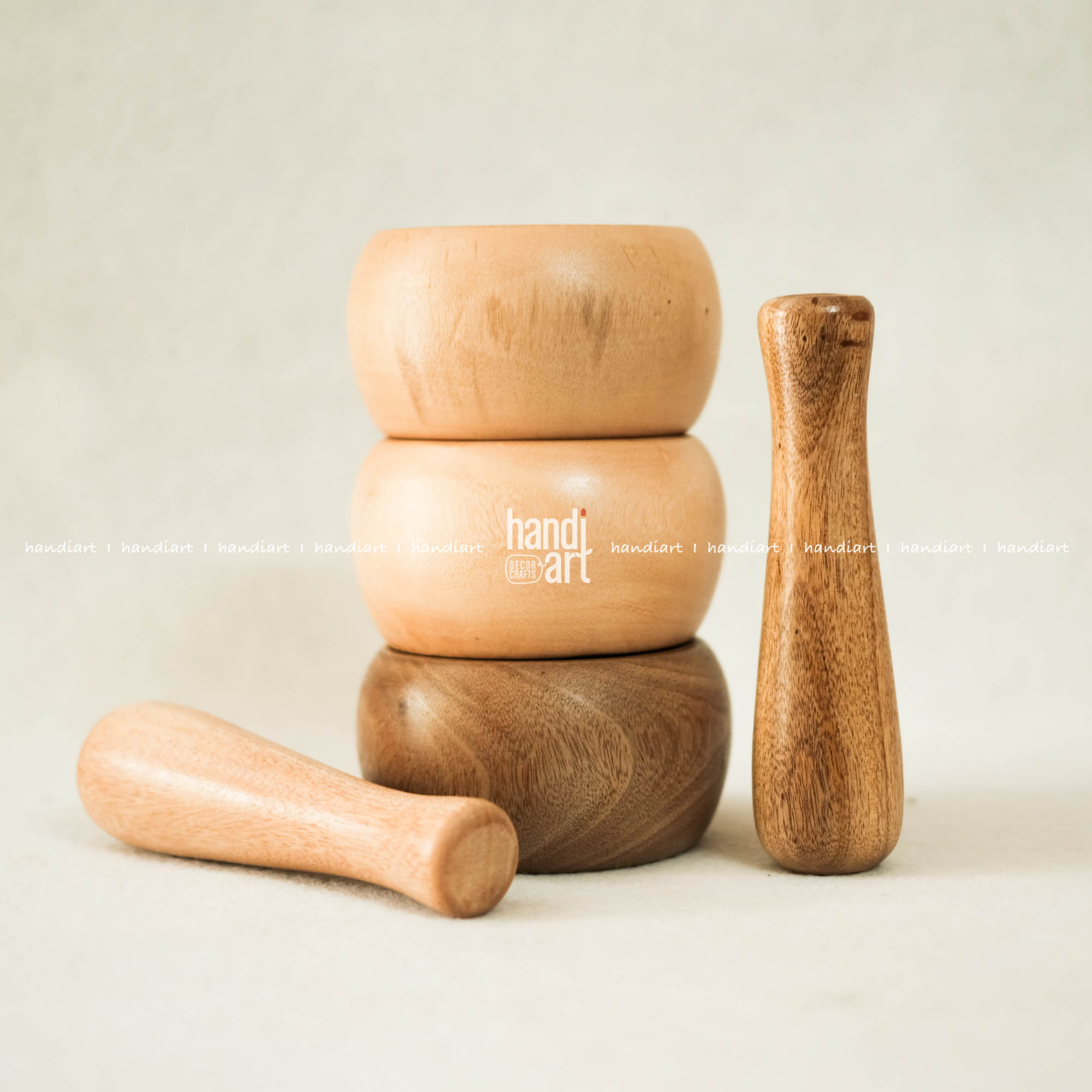 Bộ cối chày gỗ kiểu nhật