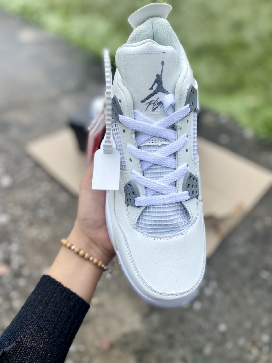 (FREESHIP+ QUÀ TẶNG)Giày Sneaker  JD4 FULL TRẮNG  [FREESHIP+ẢNH THẬT]  [Full Box] D&P HÀNG SIÊU CẤP