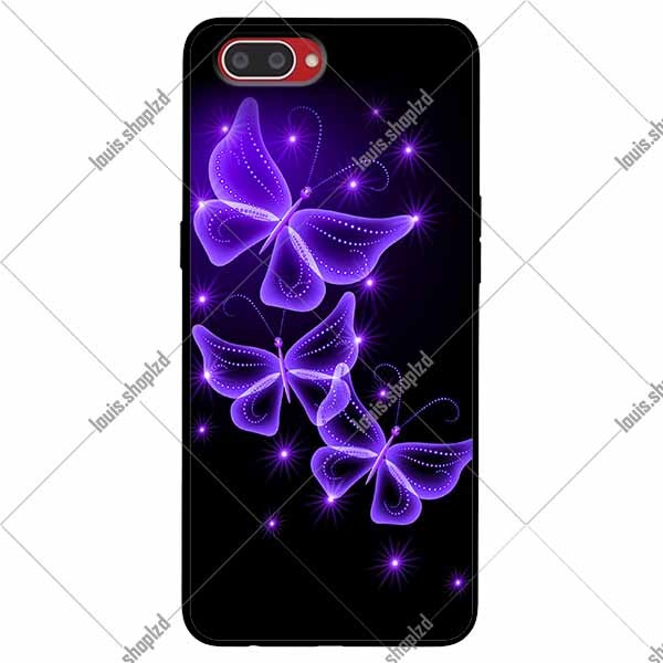 Ốp lưng oppo a12e a3s realme c1 - bướm tím