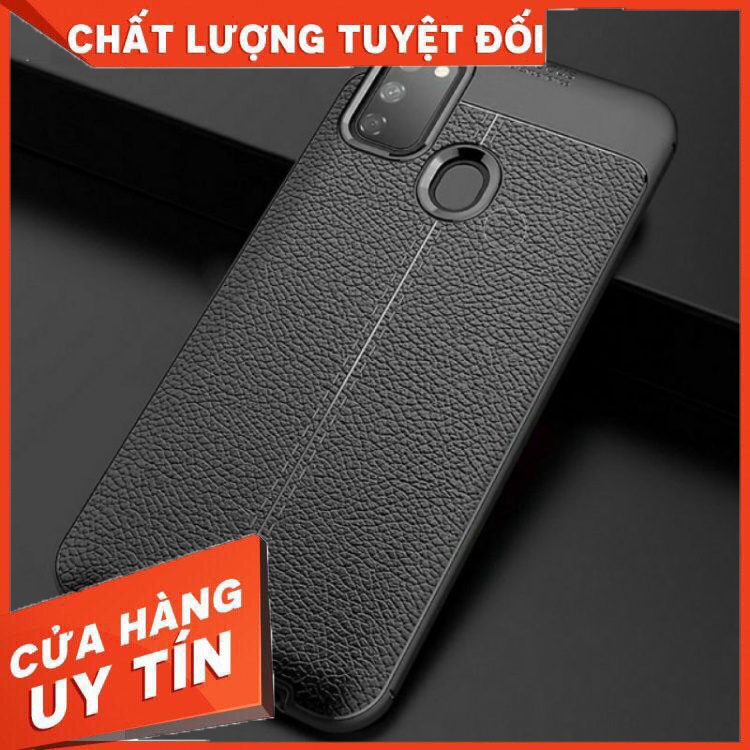 Ốp lưng dẻo vân da auto focus cho samsung a21s a31 a51 a71